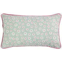 Mars & More Daisy Flowers Kussen groen 30x50cm