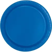 Unique Feestborden Donkerblauw 22,8 Cm 16 Stuks