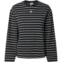 Pieces Shirt 'PCSADIE' zwart / wit