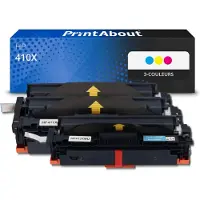 PrintAbout Huismerk HP 410X (CF252XM) Toner 3-kleuren Multipack Hoge capaciteit