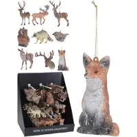 Nampook 5 stuks! Hangdeco dieren 12 cm 9 assorti