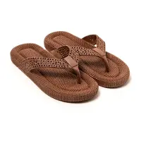 Brasileras Teenslipper 'Flopee' bruin