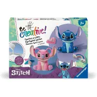Ravensburger Be Creative Figurines Stitch. 5 objects to make in plaster. Relaxing and creative activities. From 7 years old. 23877.