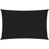 vidaXL Zonnescherm rechthoekig 5x8 m oxford stof zwart