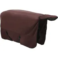 vidaXL Paardendeken Volledig Donkerbruin 165 cm Polyester