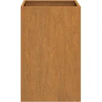 vidaXL Plantenbak 62x30x29 cm staal wit