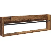 vidaXL Tijdschriftenrek Oudhout 100 x 12 x 30 cm Bewerkt hout