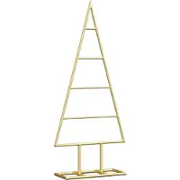 vidaXL Metalen kerstboom Goud 150 cm Poedercoated staal