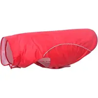 vidaXL Hondenregenjas met reflecterende strips polyester rood 3XL