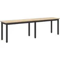 vidaXL Bank Sonoma 160 x 35 x 45 cm Bewerkt hout