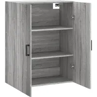 vidaXL Bovenkast 69,5x34x90 cm grijs sonoma eikenkleurig