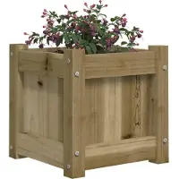 vidaXL Plantenbakken 2 st cm geïmpregneerd hout