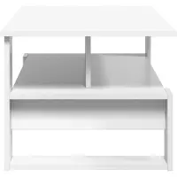 vidaXL Salontafel, wit, 90 x 50 x 40 cm, houtvezel