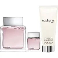 Calvin Klein Euphoria Men Eau de Toilette 100 ml + Eau de Toilette 15 ml + After Shave Balm 100 ml Gift Set