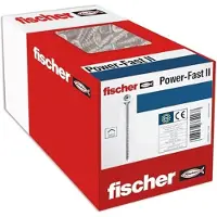 Fischer 670169 Power-Fast II Spaanplaatschroef 4 mm 40 mm T-profiel Staal Galvanisch verzinkt 1000 stuk(s)