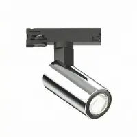 Lyora 1-fase railspot Tevo Mini zwart met chroom