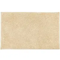 Floordirekt Badmat NASA - Beige 60 x 150 cm - Zachte & Duurzame Badmat met Verstevigde Randen - Waterabsorberend & Onderhoudsvriendelijk