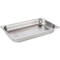 H.W.Larsen Kantine 1/1 GN 8,5 ltr 53x32,5x6,5 cm Perforeret Rustfrit stål,1 pc