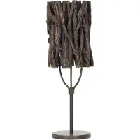 MUST Living Table lamp Forest BLACK,70xØ28 cm, black