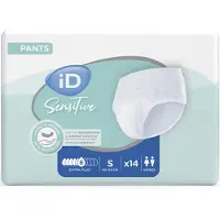 Ontex iD iD Sensitive Pants Extra Plus Small - 8 pakken van 14 stuks
