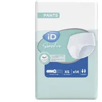 Ontex iD iD Sensitive Pants Extra Plus XS - 1 pak van 14 stuks