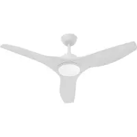 BES LED Plafondventilator met Lamp - Brinton Vivid - Aanpasbare Lichtkleur 3000K-4000K-6500K - Afstandsbediening - Wit