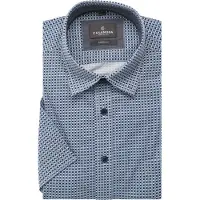 Casa Moda Casual Fit Overhemd Korte mouw blauw