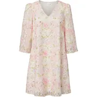 Y.A.S. Jurk 'YASLeanna' lichtblauw / groen / rosa / offwhite