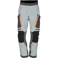 KLIM Artemis, textielbroek Gore-Tex dames ,Lichtgrijs/Donkergrijs/Oranje ,10