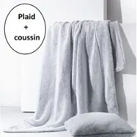 TODAY Effen plaid en kussenset WINTER SPIRIT GLACIER