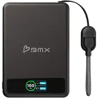 Bmx SolidSafe 5 K MagSafe Solid-state Powerbank 5000 MAh Zwart