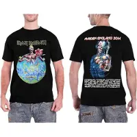 Ginza.se Iron Maiden - England 2014 Tour Heren T-shirt - 2XL - Zwart
