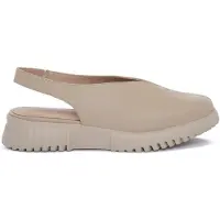 Wonders Dames Leren Sandalen Flexfly 11 Beige (38), Leer, Plat, Geen, Casual A-4411_5078_1050