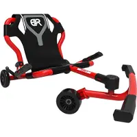 EZYROLLER Classic X skelter - Waveroller voor kinderen 4 tot 14 jaar of 99 tot 137 cm - Verstelbare driewieler - Rood