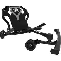 EZYROLLER Classic X skelter - Waveroller voor kinderen 4 tot 14 jaar of 99 tot 137 cm - Verstelbare driewieler - Zwart