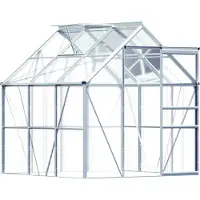 Gardebruk Tuinkas Aluminium 190x190x195cm met Dakraam