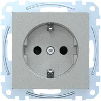 Merten MEG2300-0460 Wandcontactdoos System M Aluminium 1 stuk(s)