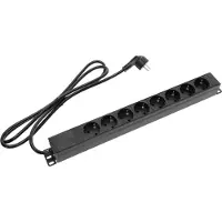 Adam hall 19 EU Power Strip 8 Sockets