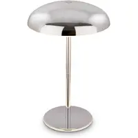Briloner - LED-tafellamp, draadloos, IP44, met lichtrand, touchdimmer, verwisselbare batterij, nachtlamp, leeslamp, LED-lamp, decoratieve lamp, tafellamp