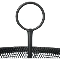 Homla GRIDIO Mand met twee verdiepingen zwart 31x26 cm