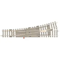 Minitrix N rails T14538 Wissel, Links, Betonnen dwarsliggers 112.6 mm 15 ° 1 stuk(s)