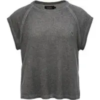 Forplay Top - Outside seam T-Shirt grey washed - S tot XXL - voor Vrouwen - grijs - Maat S