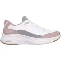 SKECHERS Hands Free Slip-Ins Contour meisjes sneaker - Wit roze - Maat 34