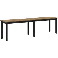 vidaXL Bank Ambachtelijk Eiken 160 x 35 x 45 cm Bewerkt hout