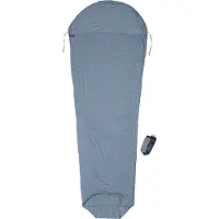 Cocoon Mummy Liner, 100% Lyocell (Maat - 241 x 90/56 cm, Kleur - Eucalyptus green)