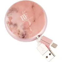Richmond & Finch Cable Winder USB-C 90cm Pink Marble
