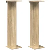 vidaXL Plantenstand 2 st Sonoma Eiken 25 x 25,5 x 100,5 cm
