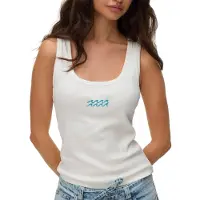 Vero Moda slim fit tank top van katoenmix model 'DISA'