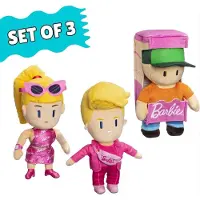 Stumble Guys Barbie plush buddies set x 3 knuffel