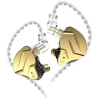KZ ZSN PRO X - In-Ear Monitors - IEM - Muziek & Gaming Oortjes - Oordoppen - Verwisselbare Kabel - Hybride Drivers - Ergonomisch Design – Goud